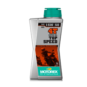 ACEITE MOTOREX TOP SPEED 15W-50 4T 1L
