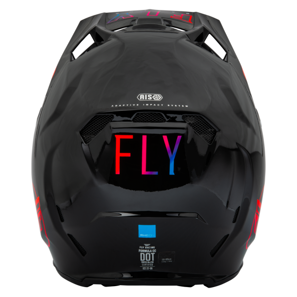 CASCO FLY RACING FORMULA CC  S.E. AVENGE BLACK/SUNSET - Imagen 2