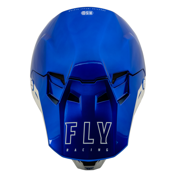 CASCO FLY RACING FORMULA CC CENTRUM METALLIC BLUE/GREY - Imagen 3