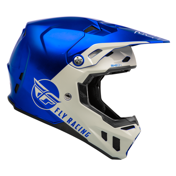 CASCO FLY RACING FORMULA CC CENTRUM METALLIC BLUE/GREY - Imagen 4
