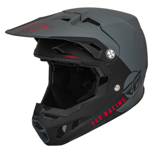 CASCO FLY RACING FORMULA CC CENTRUM MATTE GREY/BLACK/RED