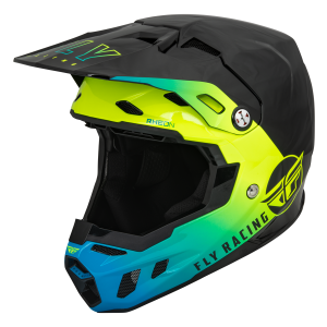 CASCO FLY RACING FORMULA CC CENTRUM BLACK/BLUE/HI-VIS