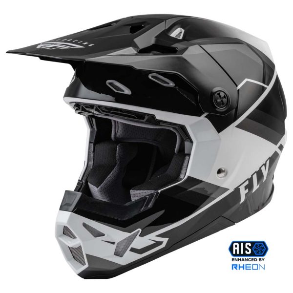 CASCO FLY RACING FORMULA CP RUSH GREY/BLACK/WHITE