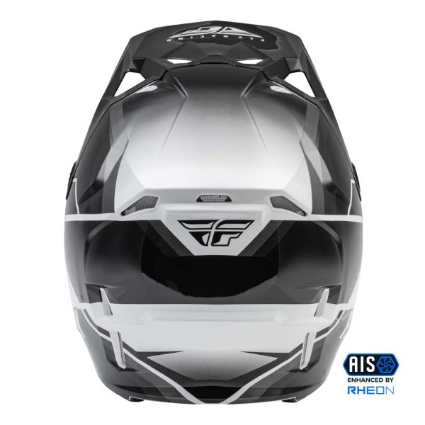 CASCO FLY RACING FORMULA CP RUSH GREY/BLACK/WHITE - Imagen 2