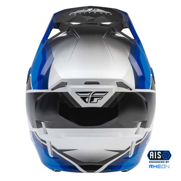 CASCO FLY RACING FORMULA CP RUSH BLACK/BLUE/WHITE - Imagen 2