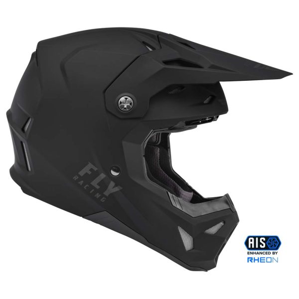 CASCO FLY RACING FORMULA CP BLACK MATTE - Imagen 4
