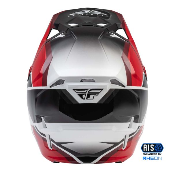 CASCO FLY RACING FORMULA CP RUSH BLACK/RED/WHITE - Imagen 2
