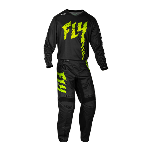 TRAJE FLY RACING 2024 F-16 YOUTH TRUE BLACK