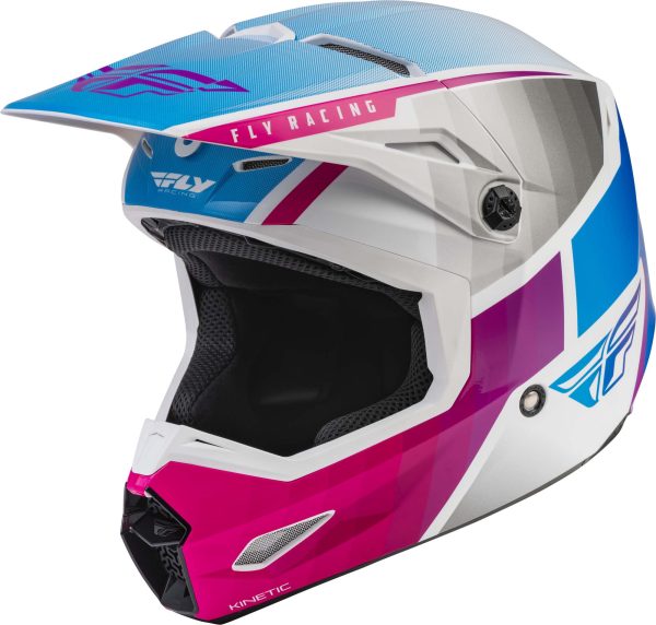 CASCO FLY RACING KINETIC DRIFT PINK/WHITE/BLUE
