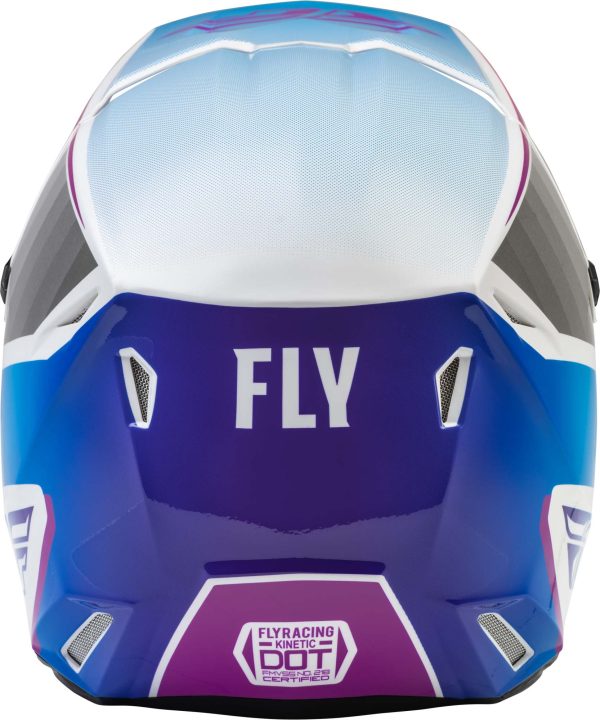 CASCO FLY RACING KINETIC DRIFT PINK/WHITE/BLUE - Imagen 3