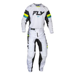 TRAJE FLY RACING 2024 KINETIC PRIX WHITE
