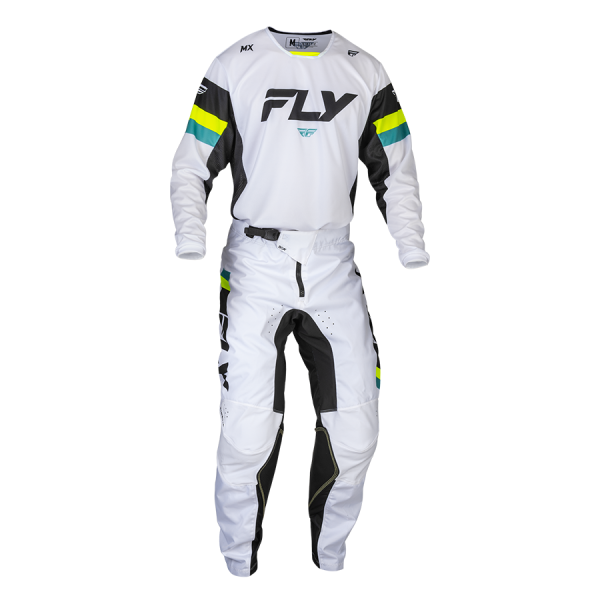 TRAJE FLY RACING 2024 KINETIC PRIX WHITE