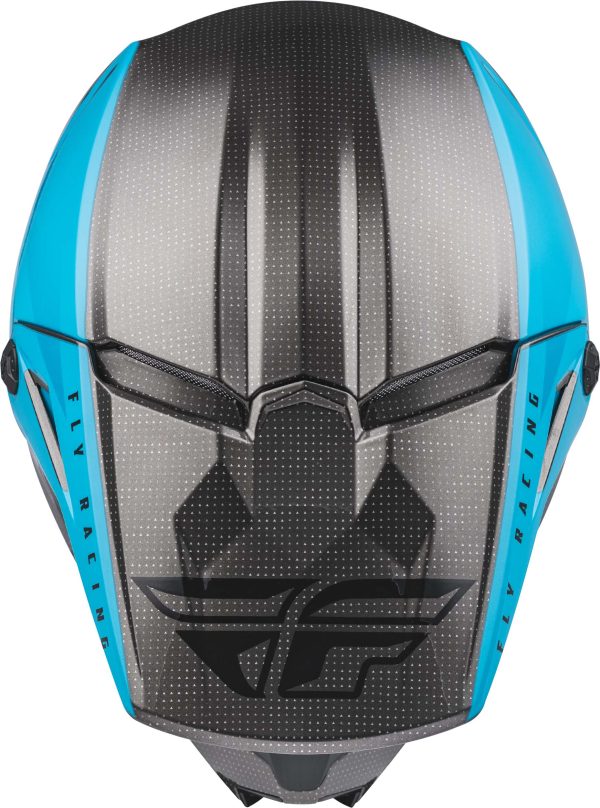 CASCO FLY RACING KINETIC STRAIGHT EDGE BLUE/GREY/BLACK - Imagen 4