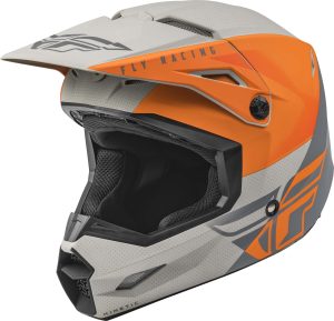 CASCO FLY RACING KINETIC STRAIGHT EDGE ORANGE/GREY