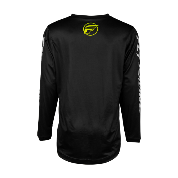 TRAJE FLY RACING 2024 F-16 YOUTH TRUE BLACK - Imagen 4