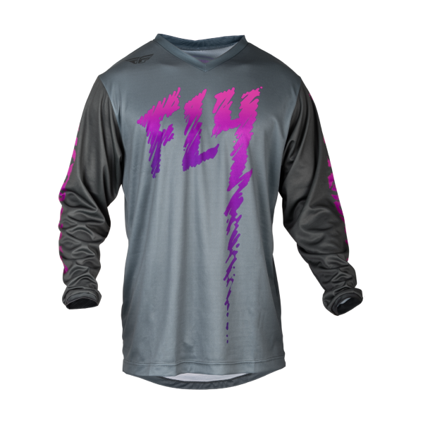 TRAJE FLY RACING 2024 F-16 YOUTH PINK/GREY/CHARCOAL - Imagen 3