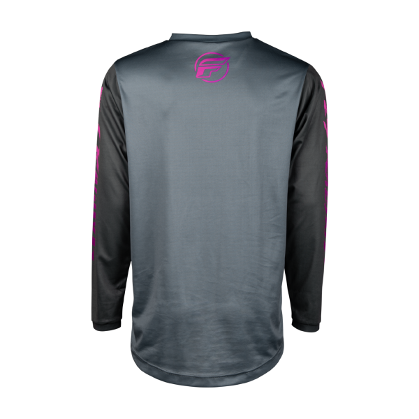 TRAJE FLY RACING 2024 F-16 YOUTH PINK/GREY/CHARCOAL - Imagen 4