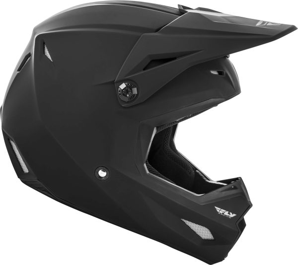 CASCO FLY RACING KINETIC SOLID BLACK - Imagen 2