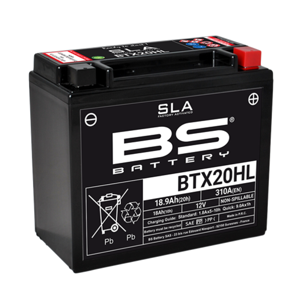 BATERÍA BS BATTERY BTX20HL (ACTIVADA)