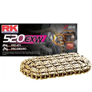 CADENA TRANSMISION RK JAPON 520H-120L XW-RING DORADA