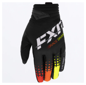 GUANTES FXR 2025 PRIME BLACK/RED/ORANGE