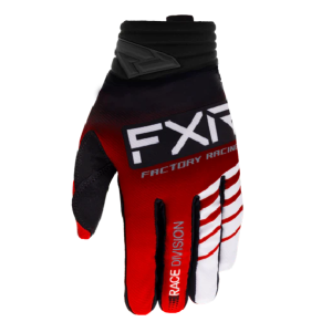 GUANTES FXR 2025 PRIME RED/BLACK/WHITE