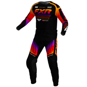 TRAJE FXR CLUTCH 2025 MX BLACK/SPECTRUM