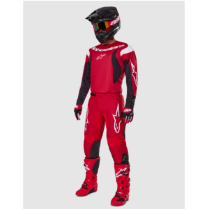 TRAJE ALPINESTARS FLUID HAUL 2025 ROJO BRILLANTE/NEGRO