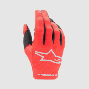 GUANTES ALPINESTARS 2025 YOUTH RADAR ROJO/PLATA