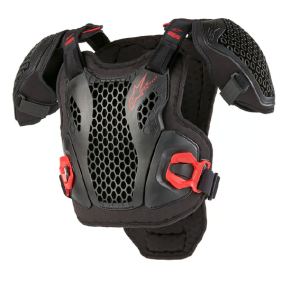 JOFA ALPINESTARS YOUTH BIONIC ACTION CHEST NEGRO/ROJO