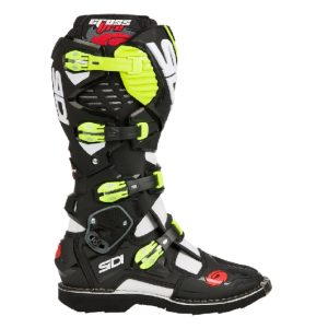 BOTA SIDI CROSSFIRE 3 WHITE/BLACK/YELLOW FLUOR