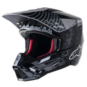 CASCO ALPINESTARS S-M5 SOLAR FLARE BLACK/GREY/GC