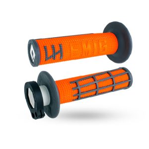 PUÑOS ODI EMIG 2.0 - V2 LOCK-ON GRIP ORANGE/GRAPHITE
