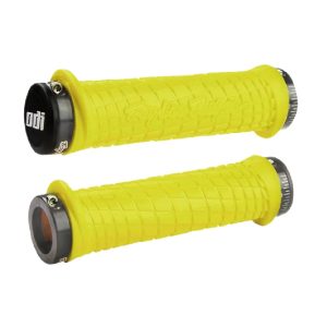 PUÑOS ODI TROY LEE ATV MTB LOCK ON GRIP YELLOW/GREY