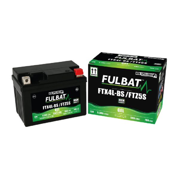 BATERIA FULBAT FTX4L-BS/FTZ5S GEL - Imagen 2