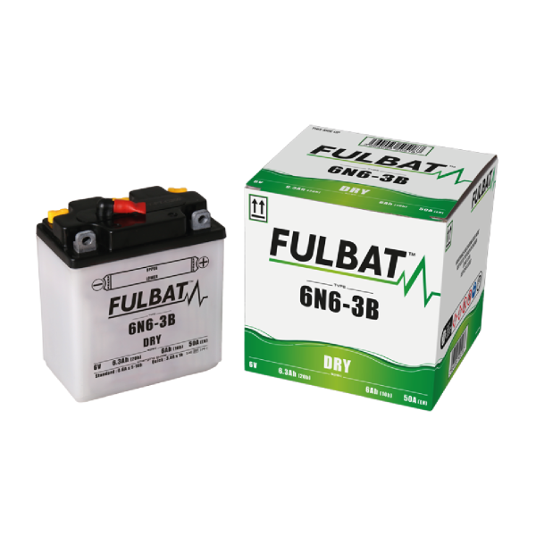 BATERIA FULBAT 6N6-3B DRY - Imagen 2