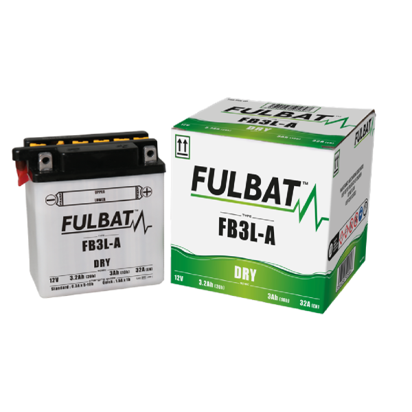 BATERIA FULBAT FB3L-A DRY - Imagen 2