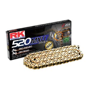 CADENA TRANSMISION RK JAPON 520H-120L UW-RING DORADA