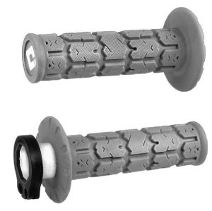 PUÑOS ODI MX LOCK-ON ROGUE GRIP GREY SOFT/BLACK