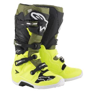 BOTA ALPINESTARS TECH 7 YELLOW/MILITARY/BLACK