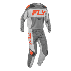 TRAJE FLY RACING 2025 F-16 GREY//ORANGE//LIGTH GREY