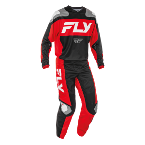 TRAJE FLY RACING 2025 F-16 BLACK//RED//WHITE