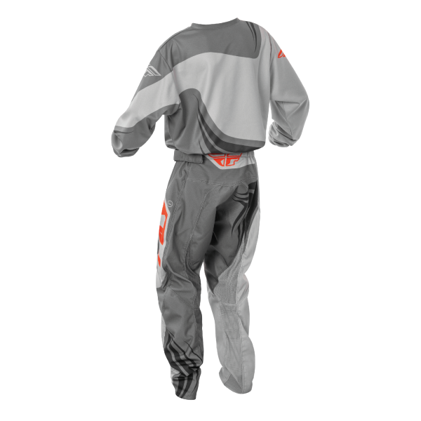 TRAJE FLY RACING 2025 F-16 YOUTH GREY//ORANGE//LIGHT GREY - Imagen 2