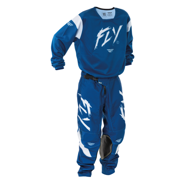 TRAJE FLY RACING 2025 KINETIC YOUTH  STOKE  NAVY//WHITE