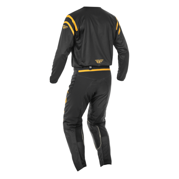 TRAJE FLY RACING 2025 KINETIC CENTER BLACK//GOLD - Imagen 2
