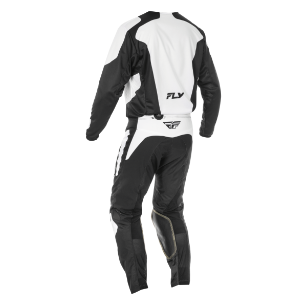 TRAJE FLY RACING 2025 KINETIC SYM BLACK//WHITE - Imagen 2