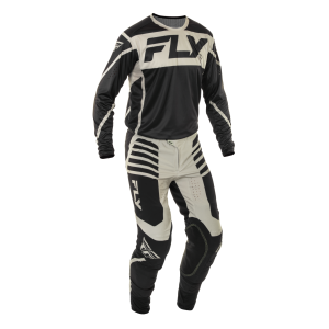 TRAJE FLY RACING 2025 LITE BLACK//GREY