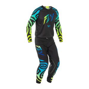 TRAJE FLY RACING 2025 EVO DST S.E. ZEN BLACK//BLUE//HI-VIS