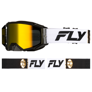 ANTIPARRA FLY RACING 2025 ZONE PRO BLACK/WHITE/GOLD