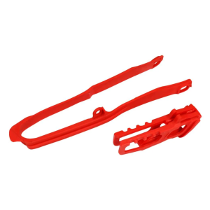 GUIA CADENA TRANSMISION Y DESLIZADOR UFO CRF-450R 13/16 RED